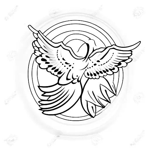 Seal With Dove Wings