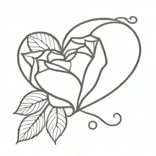 Heart Padel Ball Rose