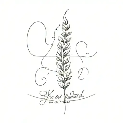 Incorporate A Quote 'You Are Beautiful In My Eyes' Into A Unique Spine Tattoo Design