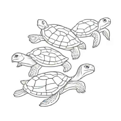 Three Little Turtles