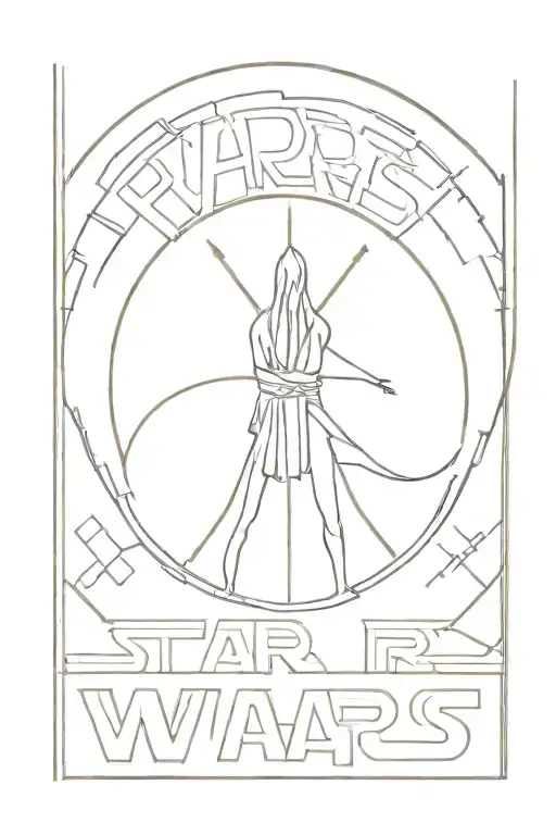 Star Wars Logo Jedi