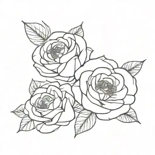 Rose And Daisy Together