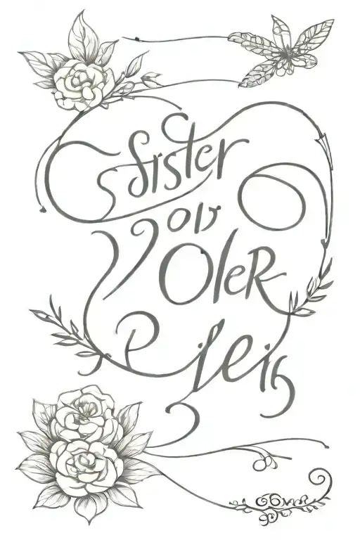 Sister Tattoo Dutch And Polish Heritage Using Polish Word For Sister