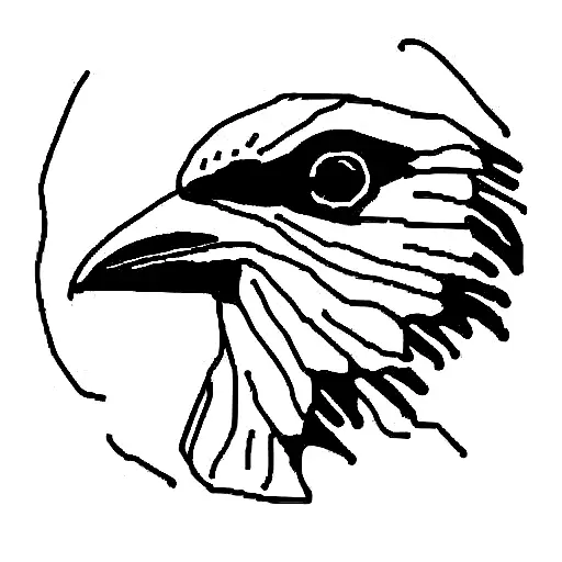 Raven With A Rosemary Wreath