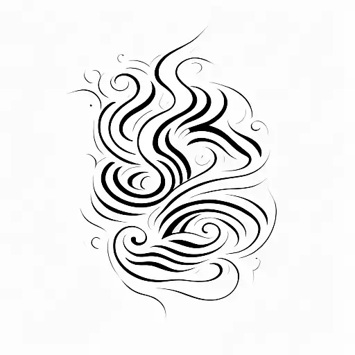 A Poetic Line Written In Waves