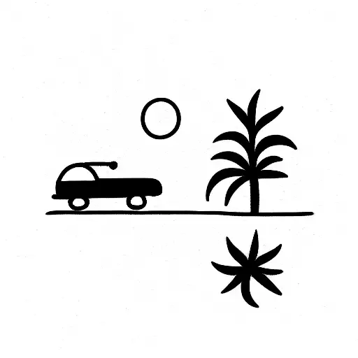 You And Me Together Driving Into The Sunset