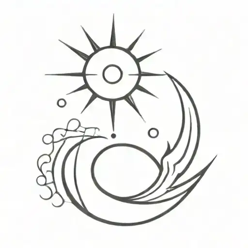 Semicolon With A Sun