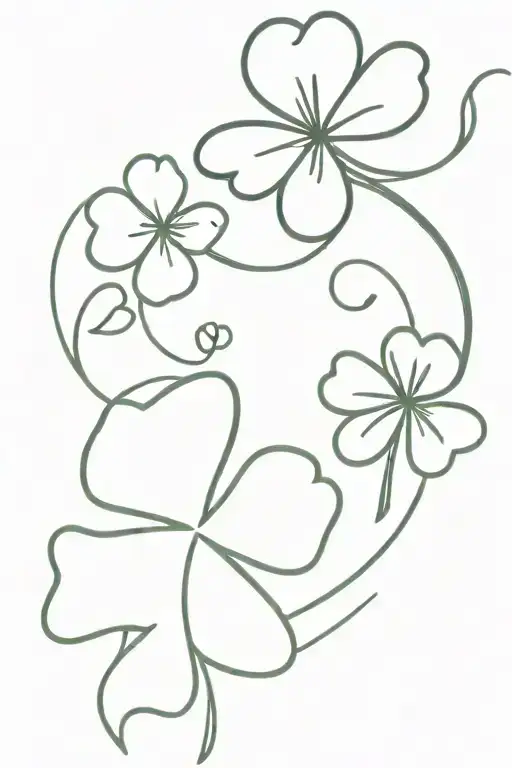 Cat's Paw And Clover Leaf