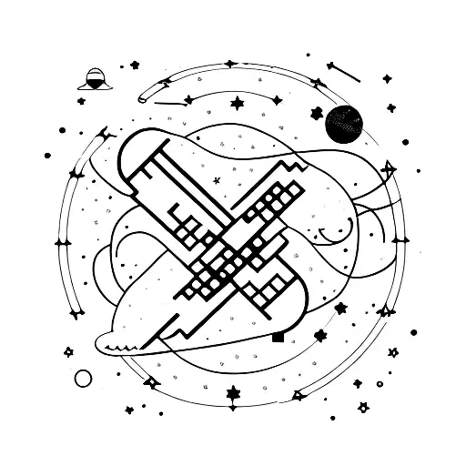 Constellation And Astronaut