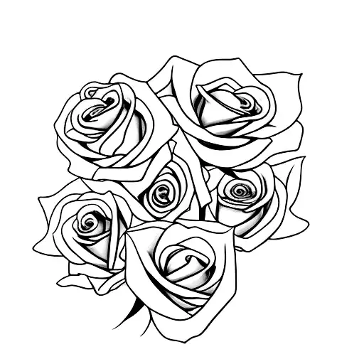 Rose Lady Leg Sleeve