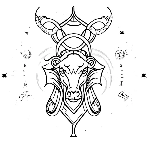 Aries Horoscope Symbol And The Letter J