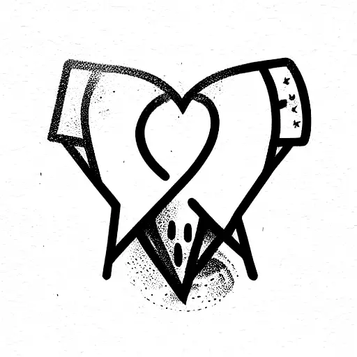 Money Text In Center Chest