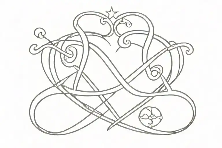 Heart And Infinity Symbol Incorporated Representing