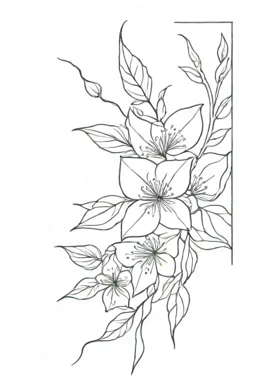 Small Line Tattoo For Arm