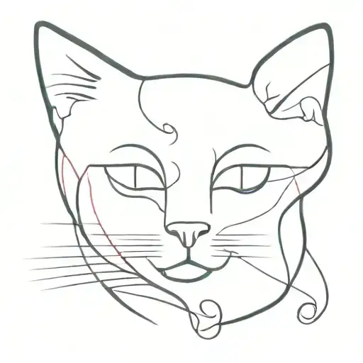 Cat And Inscriptions