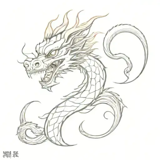 A Very Feminine Chinese Dragon Made With