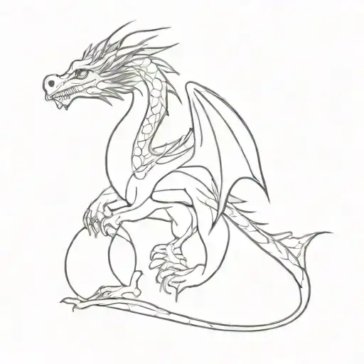 Delicate And Feminine Full Body Dragon