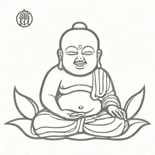 Baby Buddha Floating