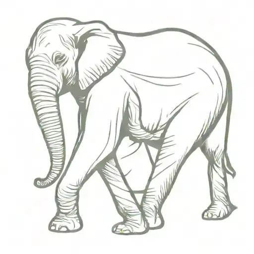 Elephant Hugging Woman Standing