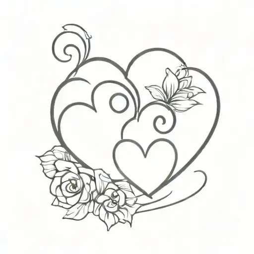 2 Hearts Mum And Baby