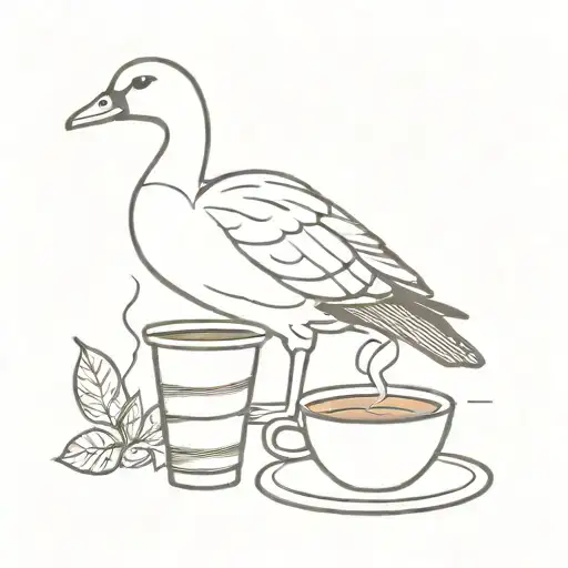 Goose And Coffee Bean