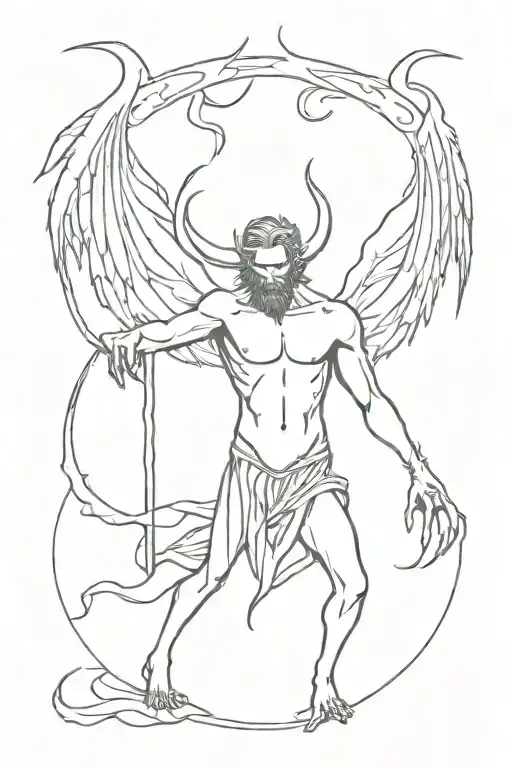 Lucifer In Hell Towards Heaven