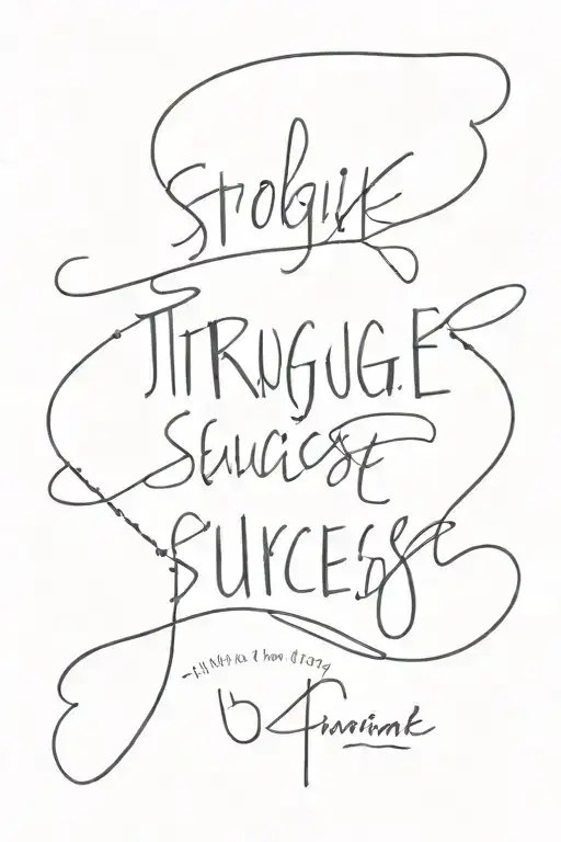 Quote Struggle Success