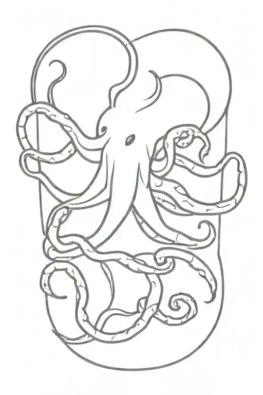 Scuba Diver And Octopus