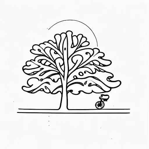 Tree And Bike