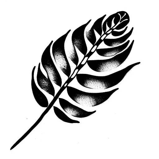 Fiddlehead Fern Leaf