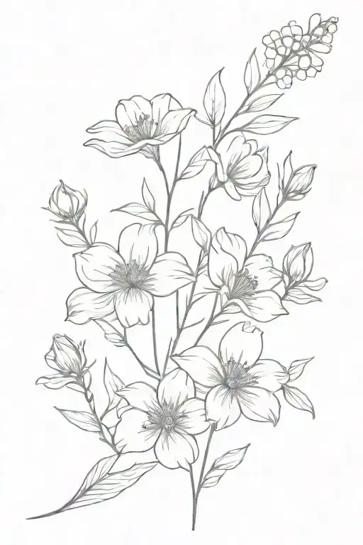 Long Stem Birth Flowers