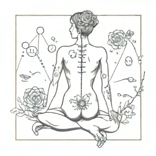 Spinal Bones And Magic And Jewels Surrounding