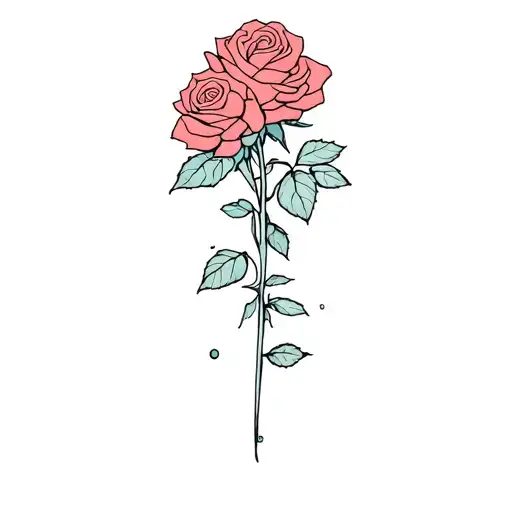 Roses Growing Off A Planet