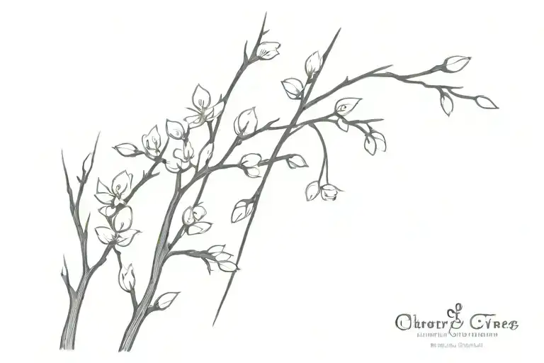 Cherry Tree On The Collarbone