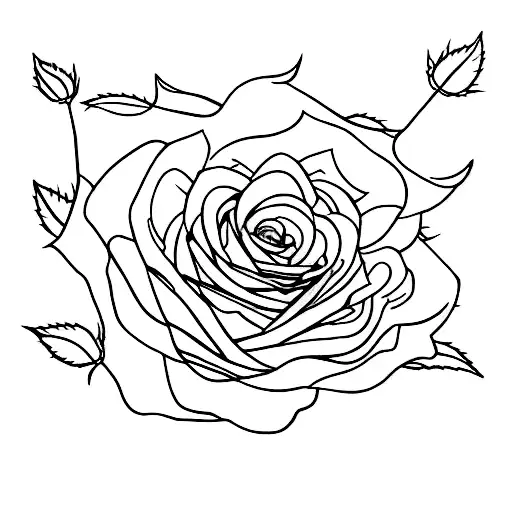 Dark Rose Rising From World