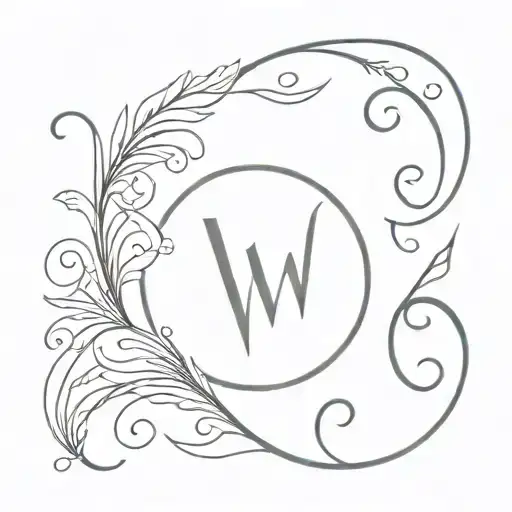 W M W Initials Separate