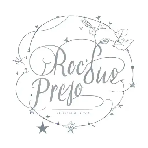 Precious In Fine Line With Elegant Font