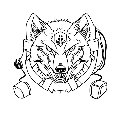 Shure 55Sh Microphone With Wolf