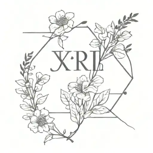 Roman Numerals Of 1St April And Birth Flower