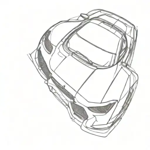 Incorporate A Sleek Sports Car Into A Minimalist Design