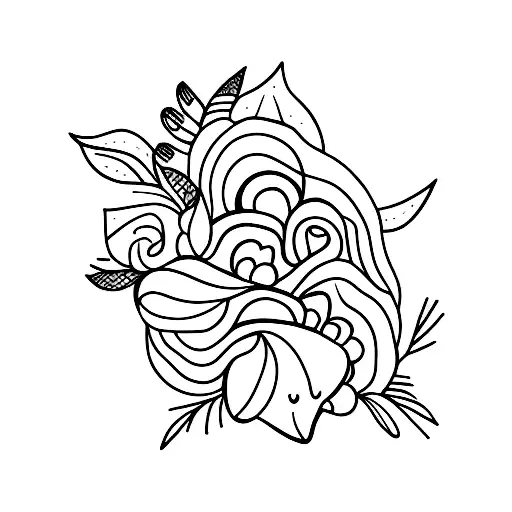 A Mother Daughter Tattoo On The Collarbone