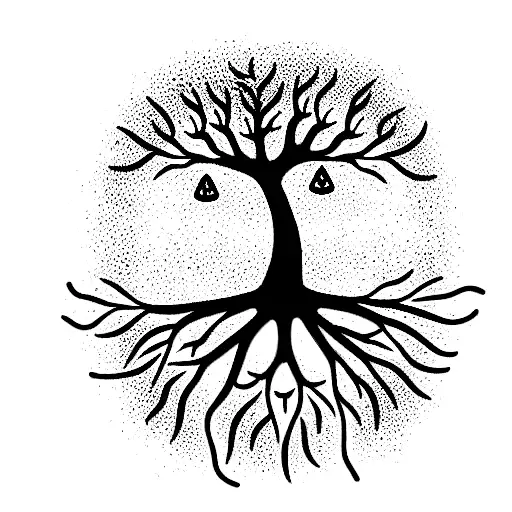 Tree Of Life With Hidden Skull