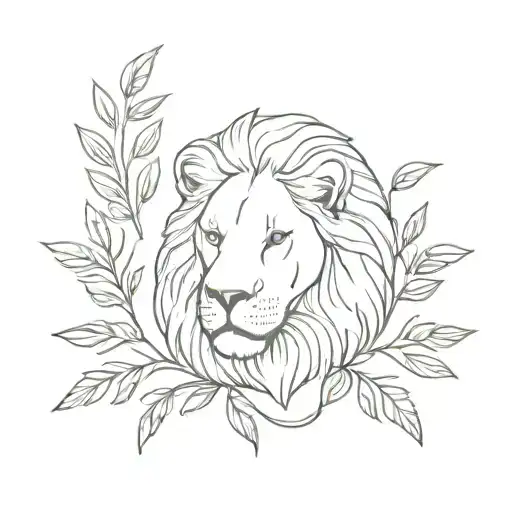 Lion And Olive Branch