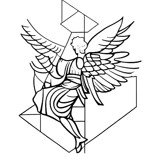 Geometric Representation Of A Roman Angel