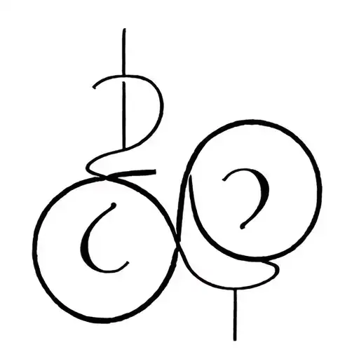 Libra And Acquarius Zodiac Sign Intertwined