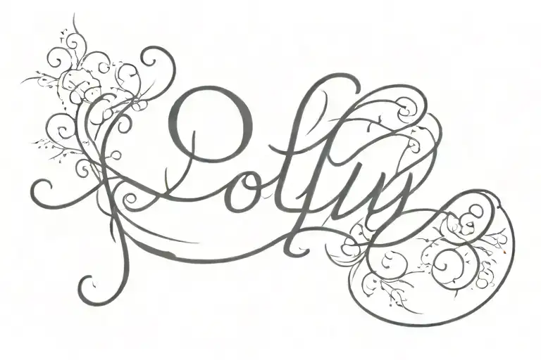 Joy Written In Cursive Font With The O Being A Cat Paw Print