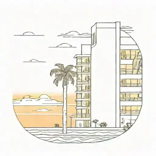 Daytona Florida With A Sunset Over The Ocean In Flordia Apartment 708 Included With Little Detail