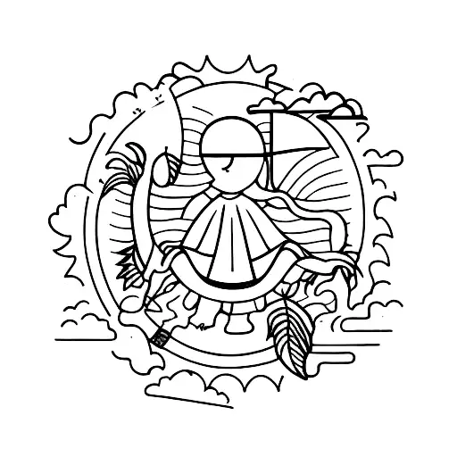 Summer Dancing Eight Friends