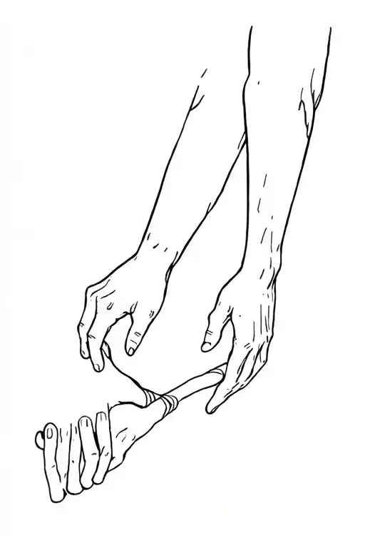 Dad And Little Son For Forearm