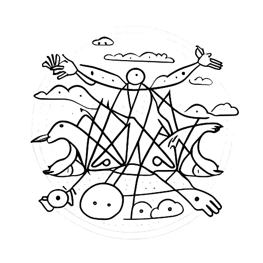 Summer 8 Dancing Friends In A Circle